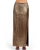 Michael Stars Sequin Maxi Skirt With Slit - Lyst