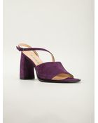 Ann Demeulemeester Chunky Heel Sandals - Lyst