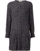 Nina Ricci Longsleeved Printed Playsuit - Lyst