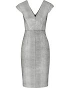 Cushnie Et Ochs Snake-Print Leather Dress - Lyst