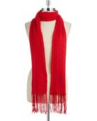 Polo Ralph Lauren Wool And Cashmere Knit Scarf - Lyst