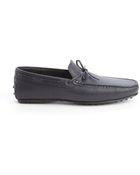 Tod's Blue Suede Driving Shoes - Lyst
