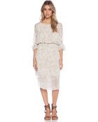 Free People Charlotte Midi Dress - Lyst