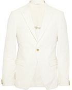 Jil Sander Linen And Cotton-Blend Blazer - Lyst