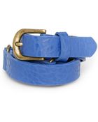 Mango Textured Pebbled Belt - Lyst