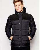 Brave Soul Padded Jacket With Hood - Lyst
