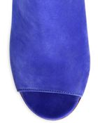 Maison Margiela Suede Luciteheel Ankle Boots - Lyst