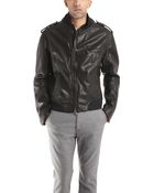 Rag & Bone Black Leather Motorcycle Jacket - Lyst