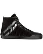 Hogan Rebel Fringed Hi-Top Sneakers - Lyst