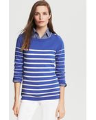 Banana Republic Nautical Stripe Pullover - Lyst