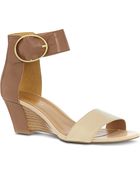 Nine West Ventana Leather Sandals - Lyst