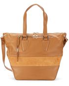 Kelsi Dagger Tavi Leather & Suede Convertible Tote Bag - Lyst