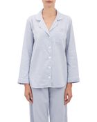 Steven Alan Flannel Pajama Shirt - Lyst