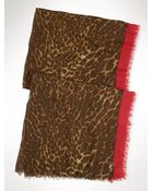 Lauren by Ralph Lauren Cheetah Scarf - Lyst