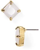 Lauren by Ralph Lauren Faceted Stone Stud Earrings - Lyst