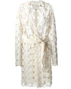 Lanvin Floral Lace Coat - Lyst