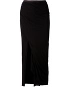 Rick Owens Lilies Draped Skirt - Lyst