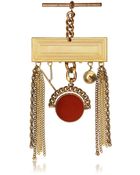 Maria Zureta Army Pin With Dangling Pendants - Lyst