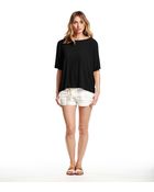 Michael Stars Wide Neck Tee - Lyst