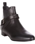 Miu Miu Buckle-Strap Ankle Boots - Lyst