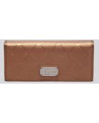 Longchamp Wallet Metallic Lm Cuir Continental - Lyst