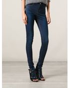 Costume National High Waisted Skinny Jeans - Lyst