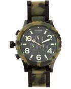 Nixon 51 - 30 Chrono Matte Watch - Lyst