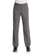 Saks Fifth Avenue Black Label Window Pane Wool Pants - Lyst