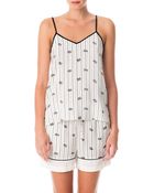 Tibi Stripe Rope Pajama Set - Lyst
