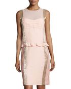 Philosophy di Alberta Ferretti Sleeveless Silk Cocktail Dress - Lyst