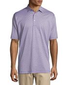 Peter Millar Striped Cotton Polo - Lyst