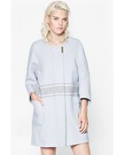 French Connection Skyline Wool Oversized Coat - Lyst