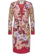 Etro Floral Paisley Cady Coat - Lyst