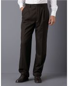 Lauren by Ralph Lauren Pleat-Front Cuffed Trousers - Lyst
