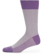 Saks Fifth Avenue Black Label Striped Socks - Lyst