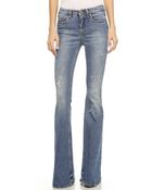 Victoria Beckham Flare Jeans - Salt - Lyst