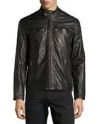 Marc New York By Andrew Marc Vine Double-Zip Leather Jacket - Lyst