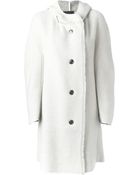 Lanvin Hooded Coat - Lyst