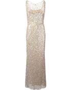 Jenny Packham Sequin Evening Gown - Lyst