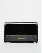 Asos Open Rectangle Clasp Clutch Bag - Lyst
