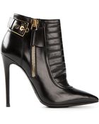 Gianmarco Lorenzi Buckled Ankle Boots - Lyst