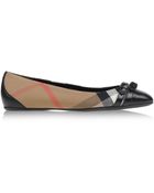 Burberry Ballerinas - Lyst
