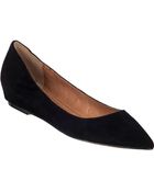 Steven By Steve Madden Garnur Wedge Pump Black Suede - Lyst