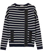 Demylee Lou Stripe Merino Cardigan - Lyst