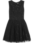 RED Valentino Sequined Mesh Dress - Lyst