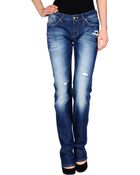 Love Moschino Denim Pants - Lyst