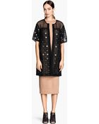 H&M Mesh Kimono - Lyst