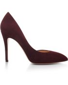 Charlotte Olympia The Lady Is A Vamp Suede Pumps - Lyst