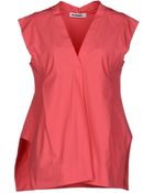 Jil Sander Blouse - Lyst