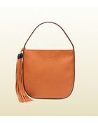 Gucci Lady Tassel Leather Hobo - Lyst